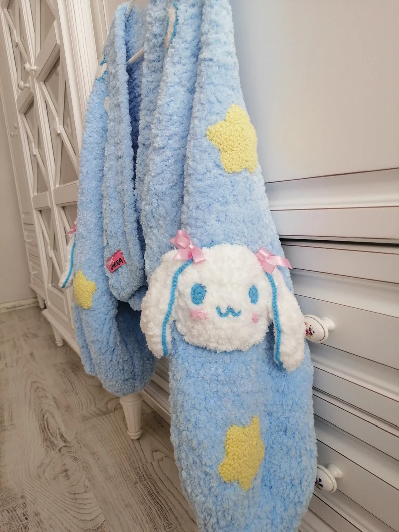 Mavi Cinnamoroll Hırka